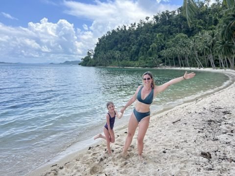 Cómo llegar a Port Barton (Palawan, Filipinas) con niños 110 El trayecto en furgoneta a Port Barton (Palawan, Filipinas)